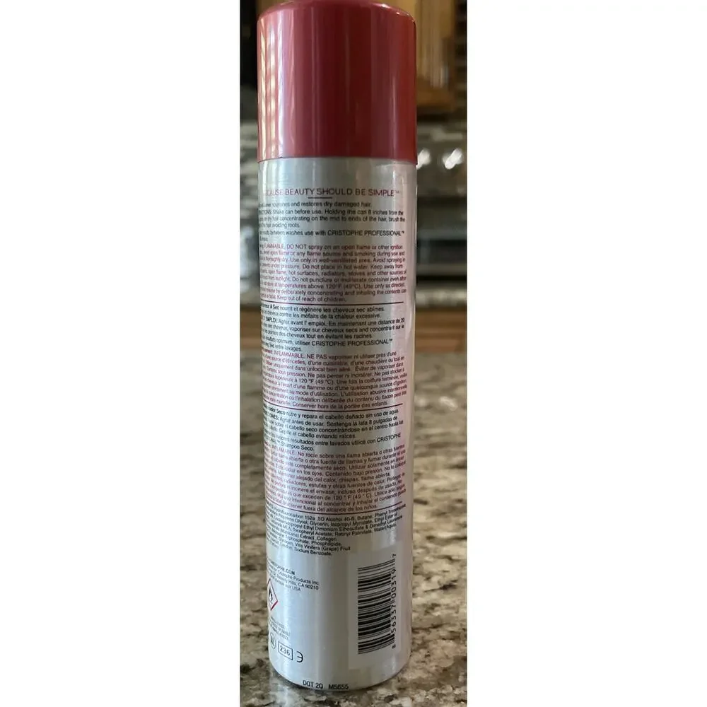 Cristophe Professional Dry Conditioner Restores Damaged Hair 4.25 OZ